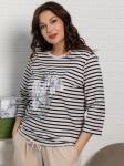 Блуза Линдсей (бежевая/полоска) Б15542-20М
