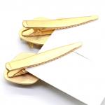 Зажим для волос Бантик с хризолитом 6,5*2,5см