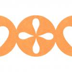 "Annet" лента из фетра ЖФС-01 (JFC-01) 5 шт СК/Распродажа