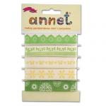 "Annet" Набор декоративных лент ЛРС (LRS) 16 мм, 5 шт х 5 цв