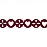 "Annet" лента из фетра ЖФС-01 (JFC-01) 5 шт СК/Распродажа