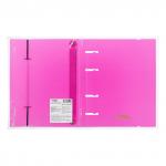 "Expert Complete" PRISMA NEON/Призма неон Папка-обложка для сменного тетрадного блока на 4 кольцах A5+ 700 мкм 20 мм эффект 3D 1 шт. d - 20 мм