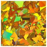 "Love2art" Декоративные блестки "хлопья" GLI-02 0.2*6 мм 5 уп. х 5 г 4.5 мл