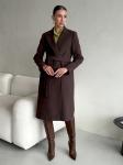 Пальто женское демисезонное 25775 (шоколад)