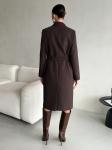 Пальто женское демисезонное 25775 (шоколад)