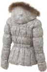 *W08140E-MG122 Куртка пуховая женская (беж)