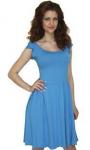 1207 Платье Ярко-голубой