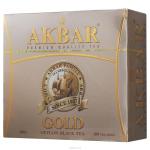 AKBAR Gold черный чай, 100 пак.