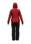 W03360G-RB142 Костюм утепленный женский (красный/черный)