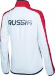 W01170G-RW151 Куртка парадная спортивная женская (красный/белый)
