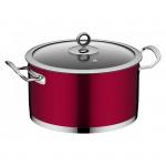 Кастрюля со стеклянной крышкой, 24 см/5,8 л, NADOBA, серия CERVENA