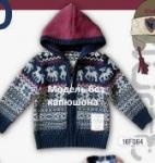 Вязаный жакет без капюшона