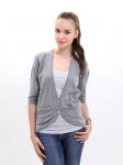 *130450 кардиган женский 14407, grey