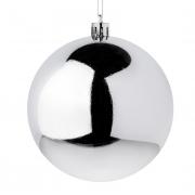 СНОУ БУМ Шар 10см пластик, серебро