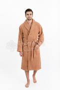 Халат махровый мужской Орех