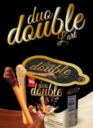 Паста шоколадная и молочная с хлебными палочками DUO DOUBLE L'ART 50 гр