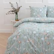 КПБ 'Традиция', 2,0 спальный с европростыней, поплин, 100% хлопок, пл. 110 гр./кв.м., 'Иммортели' Пододеяльник 177*217, простыня 240*217, наволочка 70*70 (2 шт.)