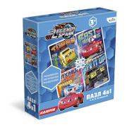 Легенды Спарка. Пазл 4в1 Дружная компания . Арт.08186