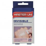 Лейкопластырь MASTER UNI "Прозрачный" бактериц,на полимер.осн, 20шт