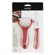 SATOSHI Промо Набор 2 пр. (керам. нож 8 см, овощечистка с керам. лезвием)