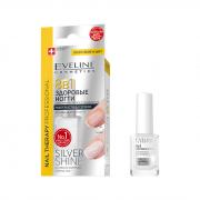 EVELINE Nail Therapy 8в1 Здоровые ногти Silver Shine Максимальное восстановление12мл