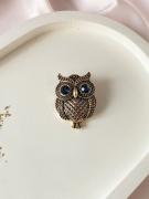 Брошь  "Совенок"