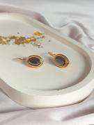 Серьги  "Дымчатое небо"