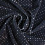 Бархат Горох т.синий 5