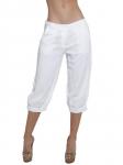 120090 капри женские 1884-3, Linen JEN40, white