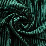 Бархат плиссе, изумруд col.4