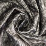 Бархат однотонный меланж серый 3