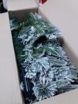 ICE QUEEN FIR заснеженная с шишками 225 см. Искусственная елка Forest Market (PE + леска + ПВХ).