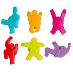 Маркеры для бокалов силиконовые 2,5*2,5*1 см 6 шт MARMITON 144