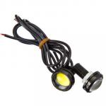 NEW GALAXY Дневные ходовые огни, LED, алюм.  корп., диам. 23 мм , 12V, белый, 2  шт.