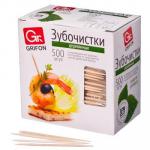 GRIFON Зубочистки из дерева 500 шт., в индивидуальной п/э упаковке, 400-512