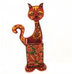 Подставка п/ложку Котик Хохлома