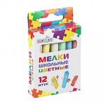 ClipStudio Мелки школьные цветные 12  штук,  в картонной коробке с подвесом