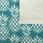 Коврик для сушки посуды "Ананасы" 30*45,5 см, нетканый материал MARMITON /240/24