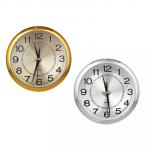 LADECOR CHRONO Часы настенные d26 см,  пластик,  плавный ход,  1xAA,  2 цвета хром/золото