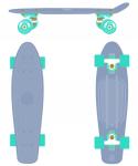 Круизер пластиковый Shark 27''x8''