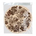 Доска разделочная деревянная "Птички" d 24*0,8 см MARMITON /25