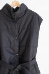 *Жилет со стойкой oversize Чёрный