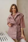 *Жилет со стойкой oversize Какао