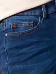 Джинсы slim-fit НА ФЛИСЕ из супер-эластичного денима с легким эффектом потертости