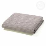 Полотенце вафельное банное Серое