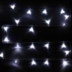 Гирлянда для дома  2,5м 24 лампы LED прозрач.пров.,8 реж, IP-20, Белый