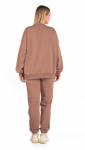 *Костюм женский футер 3-х нитка петля пенье "Севара" кофе