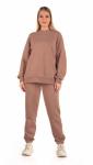 *Костюм женский футер 3-х нитка петля пенье "Севара" кофе