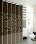 BOHEMIA Штора для ванной с утяжелителем, размер: 180*200 см, материал: PLE (ткань полиэстер).
