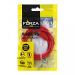 FORZA Кабель для зарядки Комфорт Micro USB, 1м, 1А, прорезиненный, 5 цветов, пакет